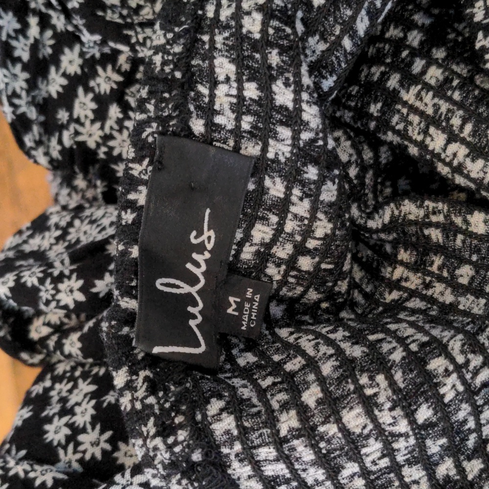Lulu's Off the Shoulder Pickin' Daisies Mini Dress - Picture 6 of 6